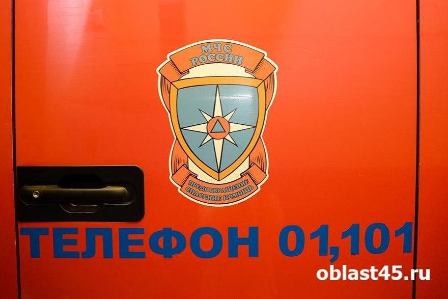 Более 100 сотрудников МЧС укрепляют дамбу в курганской Вороновке