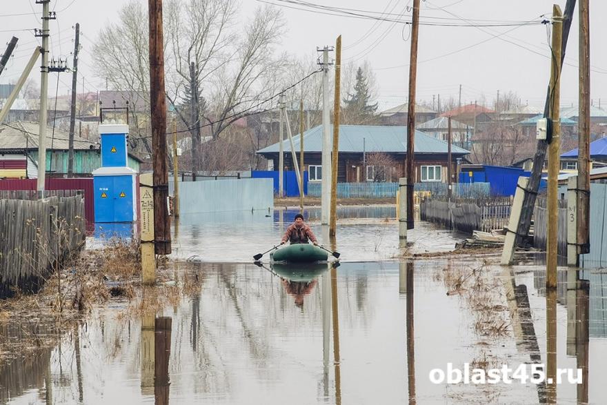 В Курганской области остаются затопленными 2176 жилых и 3380 дачных домов
