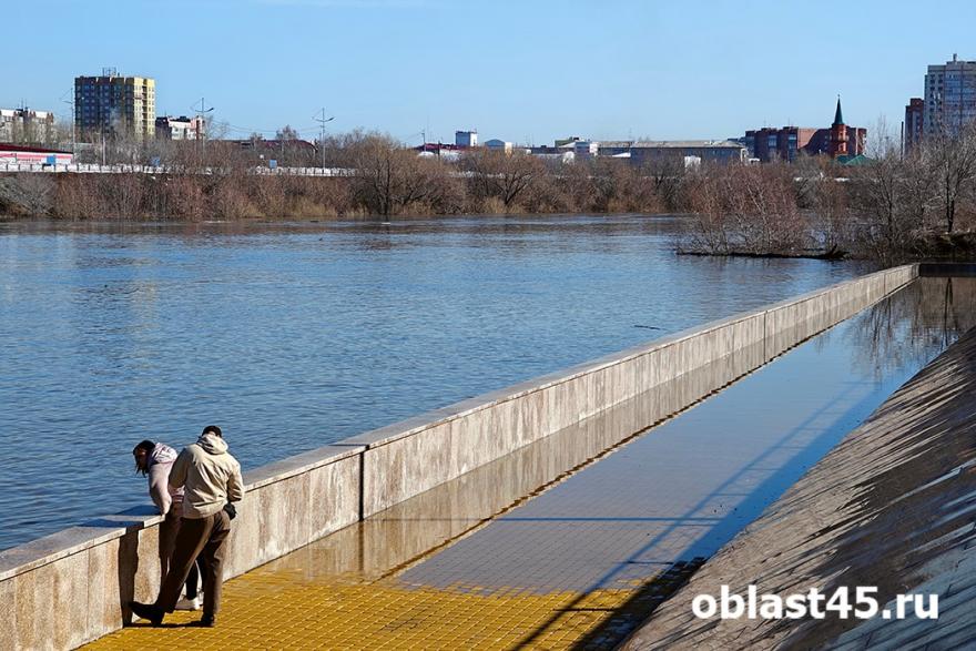 Уровень воды в реке Тобол снизился до 607 см