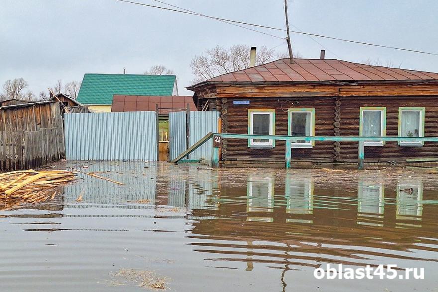 В Курганской области более 170 домов и участков освободились от большой воды 