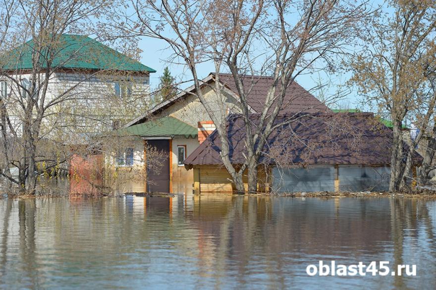 В Зауралье в воде остаются ещё более 500 дачных домов 