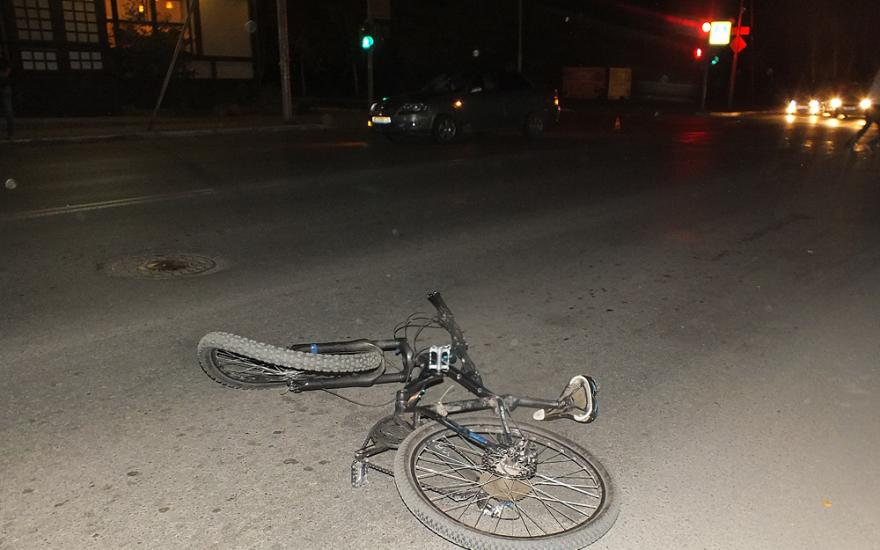 В Кургане в центре города сбит велосипедист