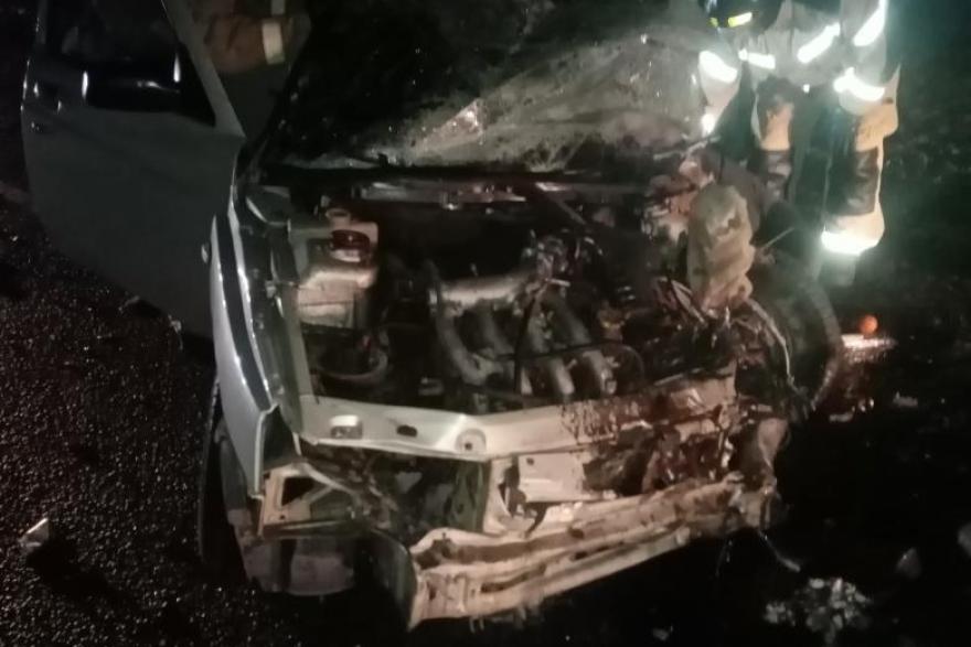 В Курганской области водитель ВАЗа с пассажиром нашли смерть на «встречке»