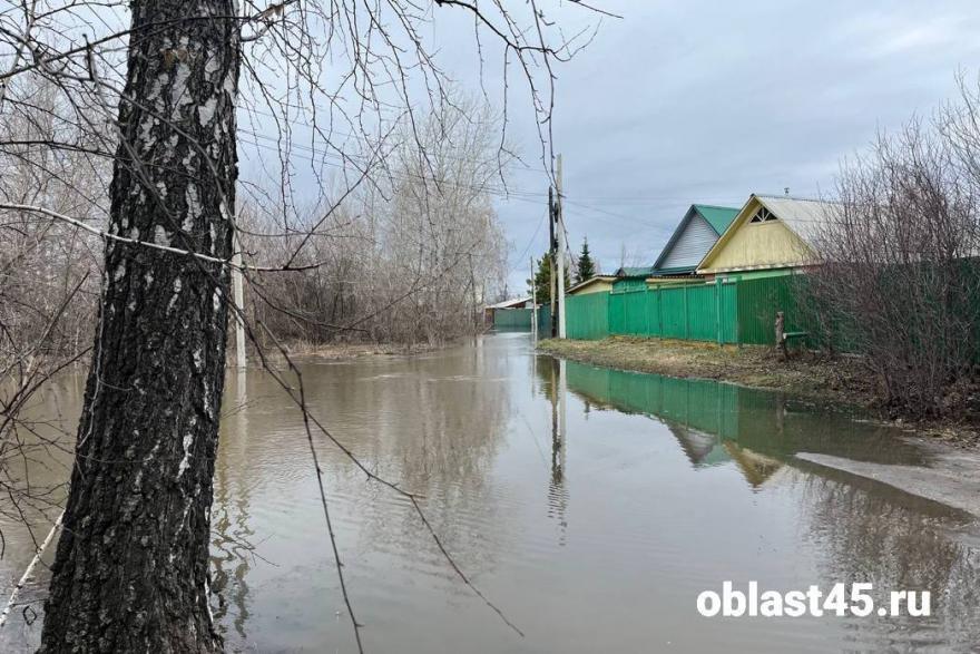 В Кетово уровень паводковых вод превысил 10 метров